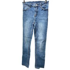 Womens I&M Skinny Jeans Size 0 Blue Modern Style Casual Polyester Spandex Cotton